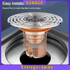 [SUNAGE] Núcleo De Drenagem De Piso , Chuveiro , Filtro Tampa De Esgoto , Plugue Anti-odor , PVC