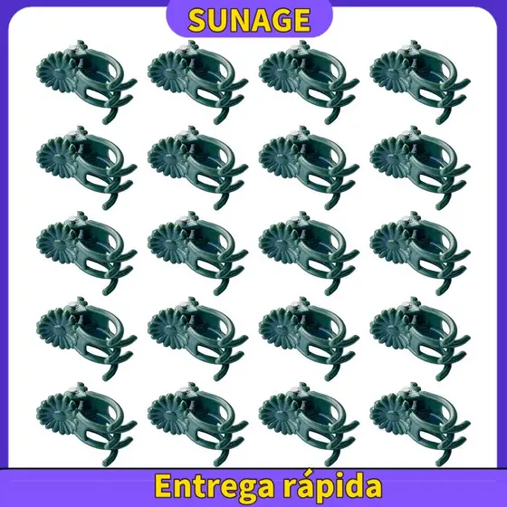[SUNAGE] 20pcs Clipes De Orquídea Suporte De Plantas Braçadeiras De Haste De Jardim Flor Videira Planta