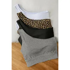 Blusa Cropped Ombro único com ou sem Bojo - B4