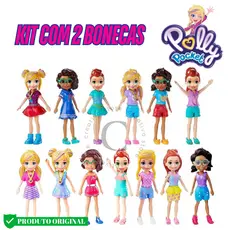 Kit com 2 Bonecas Polly Pocket Fwy19 Mattel - Original + Nota fiscal