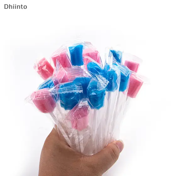[10Pcs Swabs Descartáveis De Cuidado Oral Estéreis Sem Sabor Para