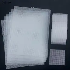 [Dhiint] Folhas De Plástico 14 Contagens Tecido De Malha Cruz Lona Olho Para Bordado DIY Artesanato Em