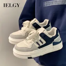 Ielgy sapatos brancos femininos novo estilo nicho Design All-Match Casual sola macia sapatos esportivos de estudante de