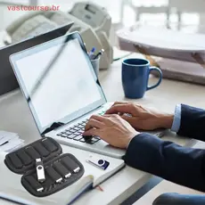 Vbr USB Flash Drive Caso De Armazenamento Titular Saco Acessórios Eletrônicos Organizador Para Caneta BR