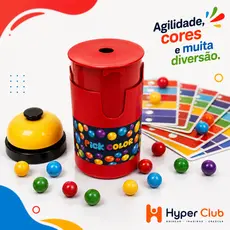 Jogo Infantil Pick Color Aprender Cores Coordenação Motora Pakitoys