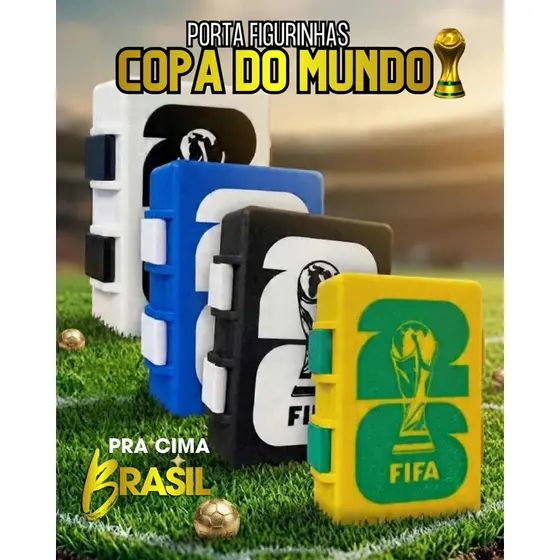 Porta Figurinhas da Copa 2026