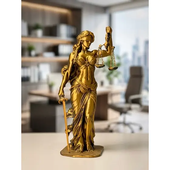 Estatua Deusa Da Justiça Themis,Dama Advocacia  Decoração Escritório Direito Advogado