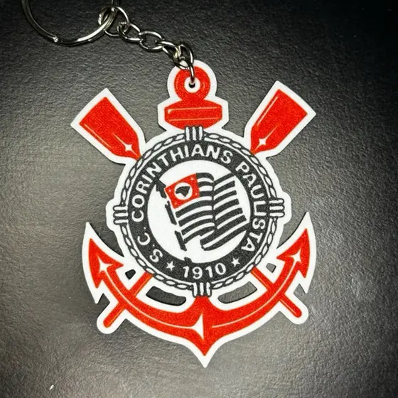 Chaveiro personalizado do Corinthians