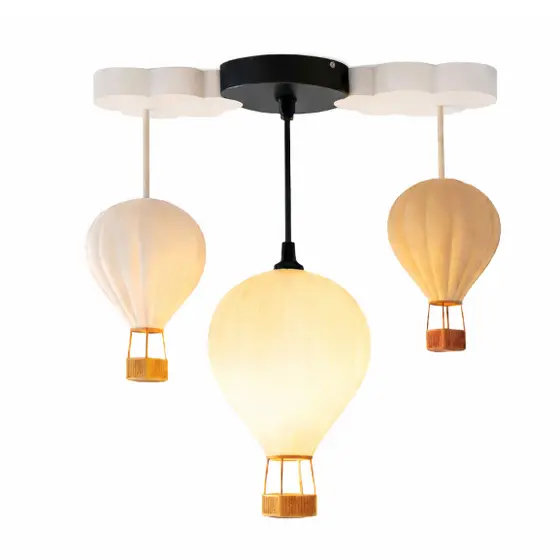 Luminária Pendente LED Balão Infantil – Lustre Decorativo Quarto Bebê