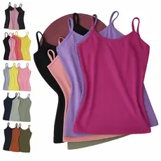 KIT COM 5 BLUSA ALCINHA EM MALHA SUEDE SORTIDAS REGATA FEMININA E KIT COM 3 BLUSA