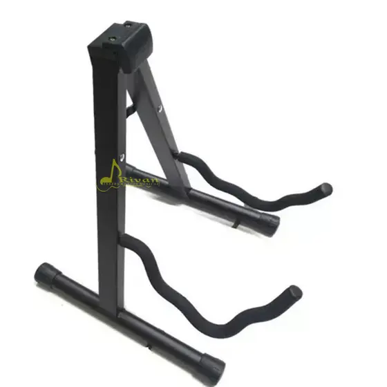 Suporte Triangular de Chão Pedestal Dobrável para Violao Guitarra e Viola TGL01