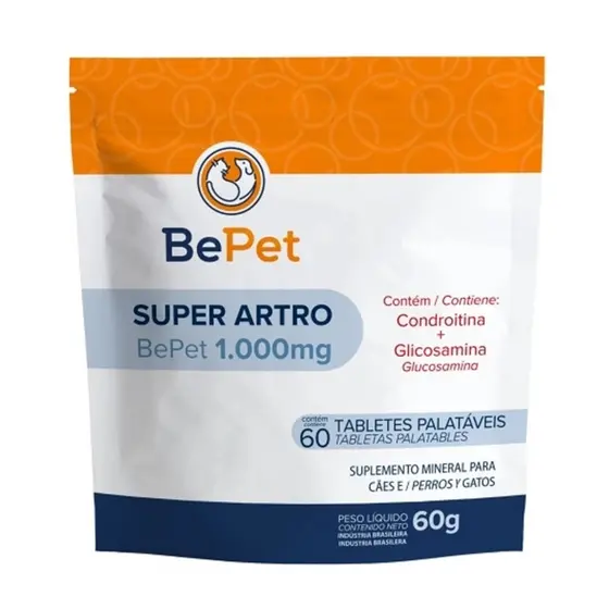 Condroitina Regenerador Articular Super Artro 1000mg 60 Comp