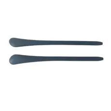 Ponteira De Borracha Black Para Haste De Metal - Par