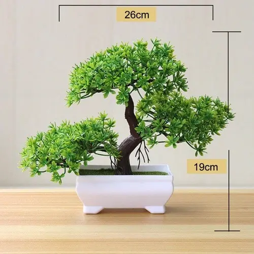 Bonsai Artificial Enfeite Para Sala Arvore Planta Com Vaso