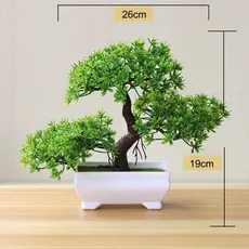 Bonsai Artificial Enfeite Para Sala Arvore Planta Com Vaso