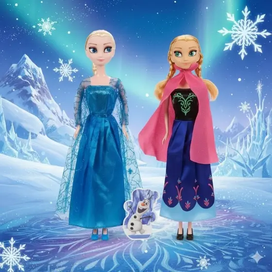 kit 2 Princesas Reino Gelado Frozen musical. Anna/Elsa