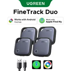 UGREEN FineTrack Duo 2 Em 1 Smart Tag Localizador Inteligente Anti Lost Tracker Finder Compatível Com iOS/Android Para i