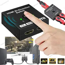 Splitter Switch Divisor Hdmi 1x2 2x1 Bidirecional Full Hd 4k