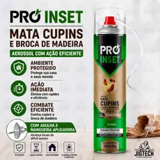 Mata Cupins com Agulha de Precisão Pro Inset 350ml - Veneno Elimina Cupim - Remédio Cupim e Broca de Madeira