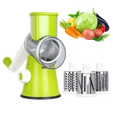 Cortador Multifuncional Ralador De Legumes De Queijo Manual Fatiador De Verduras Frutas 3 em 1