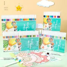 Conjunto De Pintura Rupestre Com Marcador Acrílico De 12-80