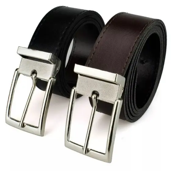 Cinto Masculinos Dupla Face Elegante Lançamento