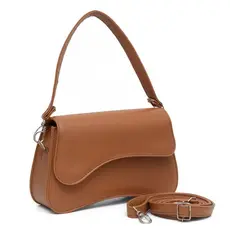 Bolsa Feminina Preta Tiracolo Alça Longa Elegante Moda