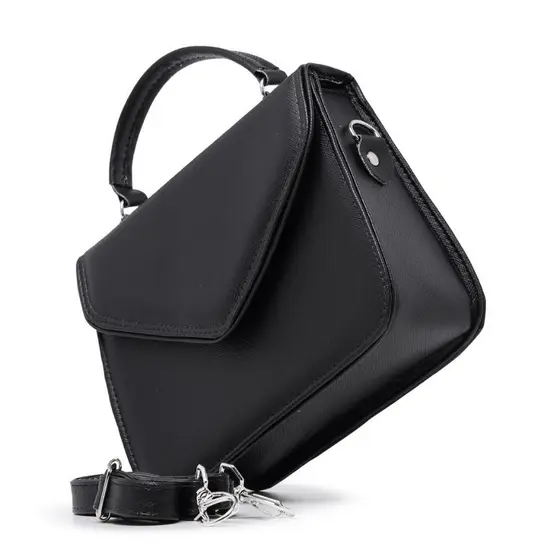 Bolsa feminina transversal pequena de ombro com alça regulavel
