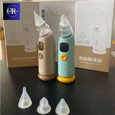 Aspirador Nasal Recarregável Para Bebês Silicone Ajustável Sucção Elétrica Crianças