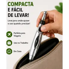 SALORIE Eletrônica Acupuntura Caneta Massageadora Terapia Elétrica Massagem De Cura Ferramenta De Energia