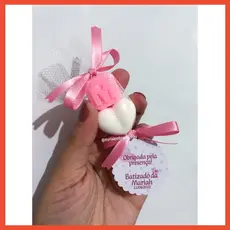30u Sabonete lembrancinha de maternidade e chá | Sabonetinho inicial ou iniciais + coração bebê