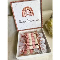 Sabonete personalizado nome letras + caixa mdf