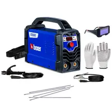 Kit Máquina de Solda 200A Bivolt MMA TIG Flama201 Boxer + Óculos de Soldador + Luva Pigmentada