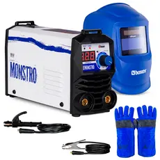 Máquina Inversora de Solda 120a Mma Tig Bv Mini Monstro + Máscara Optiarc70 + Luva Soldador Boxer