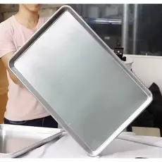 Assadeira Forma 60 X 40 CM Gigante Chapa Alumínio Antiaderente Profissional Bandeja Restaurante