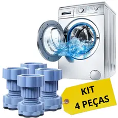 Pé Para Máquina De Lavar Roupas Pe De Geladeira Pes Reguláveis Para Máquina Cinza Claro