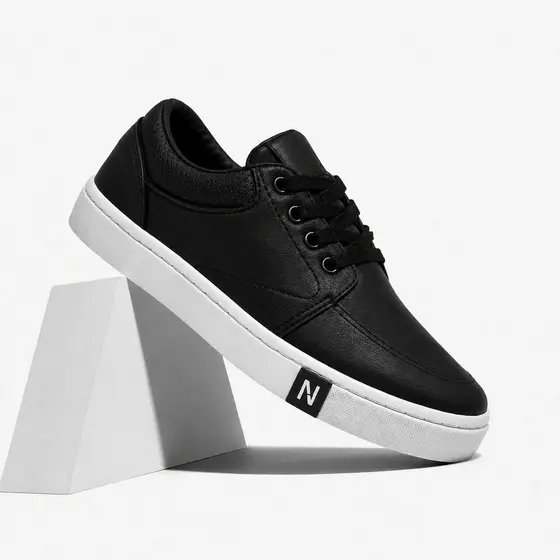 Tênis Sapatenis Masculino Noir Casual Confortável