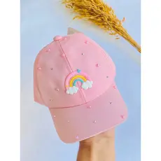 Boné infantil Rosa Bebê / Boné Personalizado / Boné de Luxo Rosa