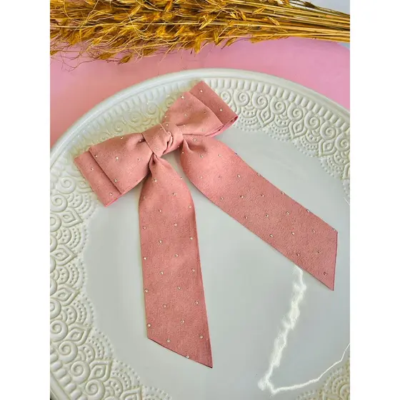 Laço Rose /Laço de Luxo com ponta grande / laço tendência / laço adulto/ laço da moda / laço infantil/ laço feminino