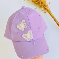 Boné infantil / Boné personalizado / Boné Infantil com Borboletas / Boné aplicação Borboleta