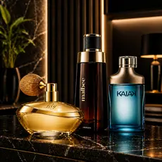 KIT 3 PERFUME CASAL MASCULINO E FEMININO 100ml Alta Fixação e Longa Duração Presente