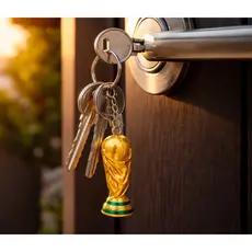 Chaveiro Taça Do Mundo Futebol Presente Torcedor Coleção Kit 1 3 5 10 Presente Torcedor