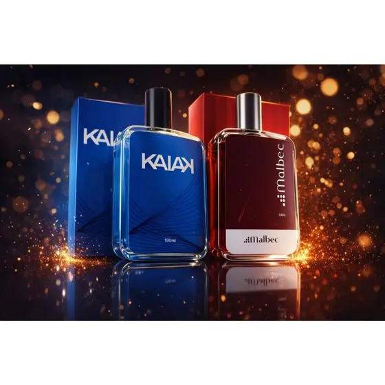 KIT 2 PERFUME MASCULINO 100ml Alta Fixação e Longa Duração Presente