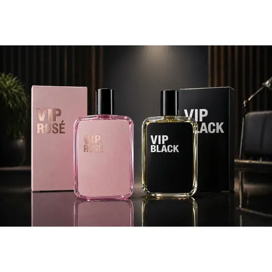 KIT 2 PERFUME MASCULINO E FEMININO 100ml Alta Fixação e Longa Duração Presente