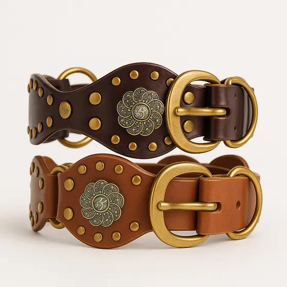 cinto feminino de rebite argola blogueira