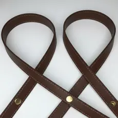 KIT 10 pares de alças com botão de pressão costurada para bolsa de crochê, tricô, artesanato.