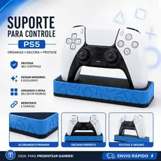 Suporte para Controle PS5 DualSense Base Organizador Gamer Mesa PlayStation 5