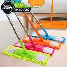 Rodo Mop Esfregão Retratil Microfibra Vassoura Microfibra Tira Pó 9285