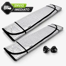 Protetor Solar Para-brisa Painel De Carro Corta Sol Quebra Tapa Para Carros Universal (130x60cm)