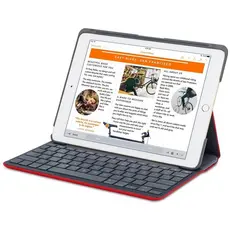 Capa Canvas Logitech Com Teclado Para iPad Air 2 Vermelho - 920-007273